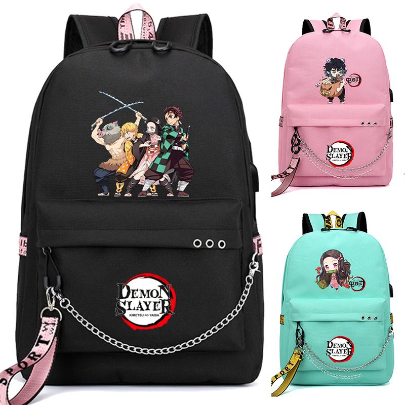 Сумка для книг в стиле аниме, подростковый рюкзак, школьные ранцы унисекс для мальчиков и девочек, рюкзак для ноутбука с мультяшным принтом, рюкзак для школы, Mochilas