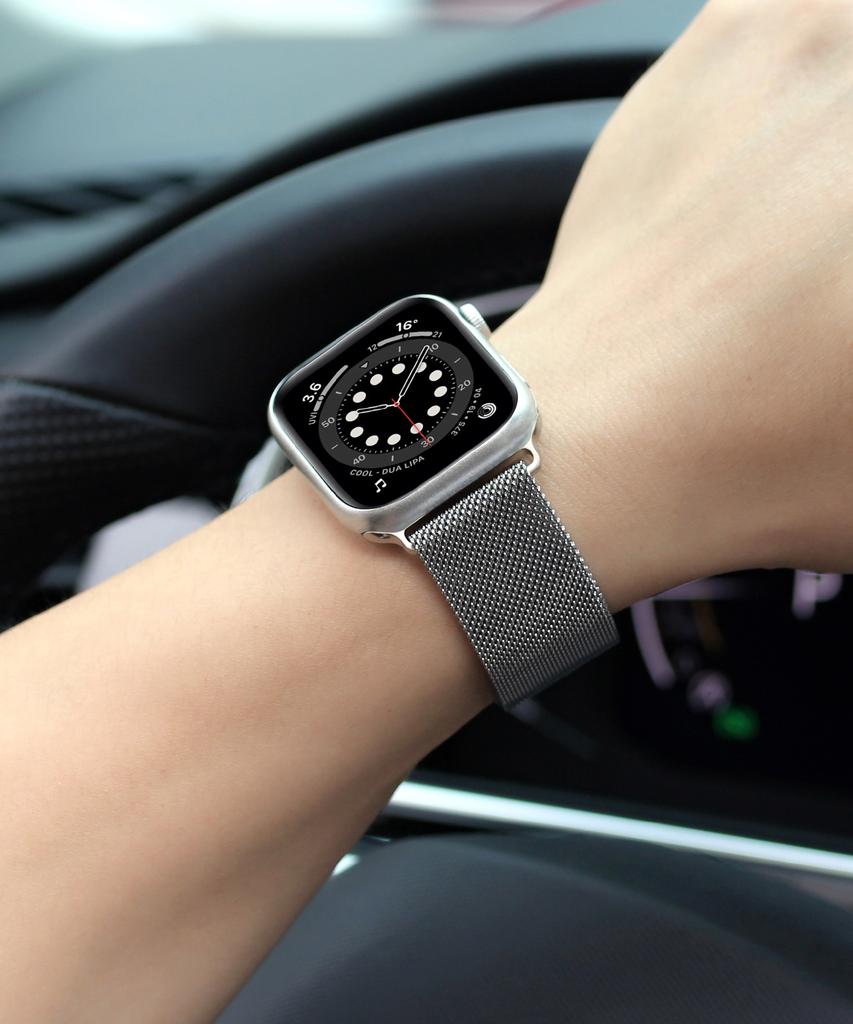 Seinteuseukoteuleondeon [Магнитный зажим] Сетчатый ремешок для Apple Watch (Выберите 1 из 2) / Str-Ms01