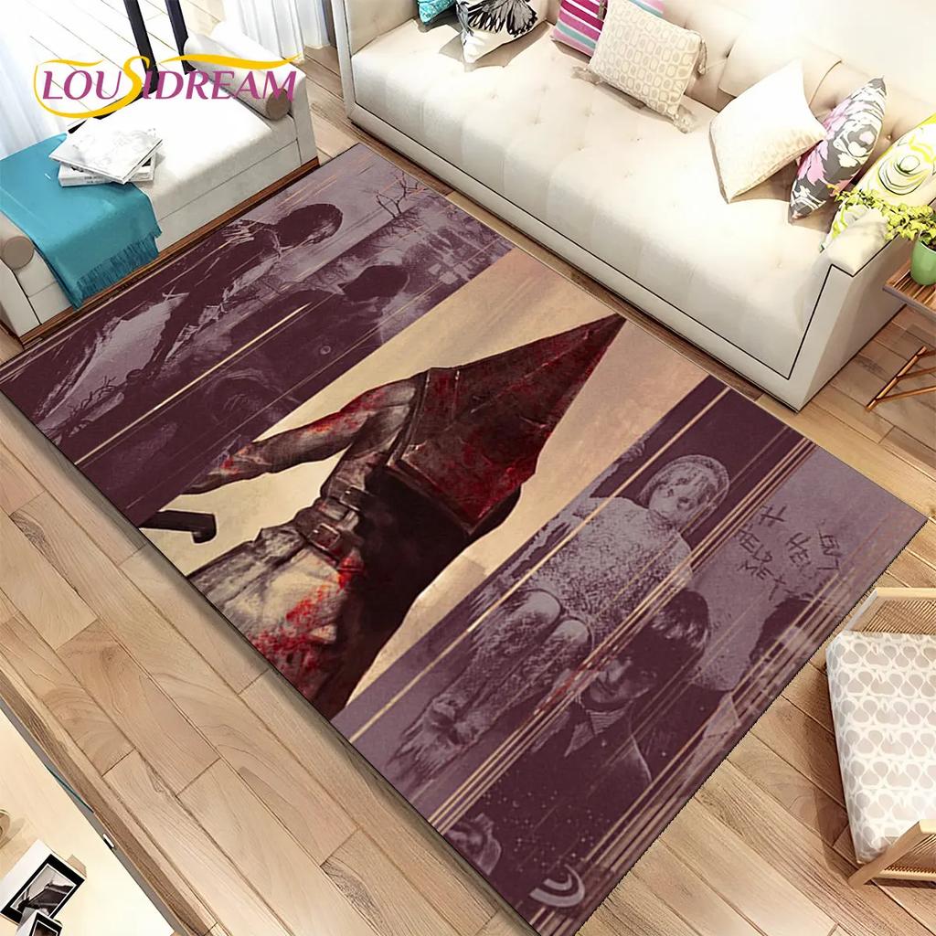Коврик для игр в фильмах ужасов Silent Hill, коврик для гостиной, спальни, дивана, коврик для двери, детский нескользящий напольный коврик