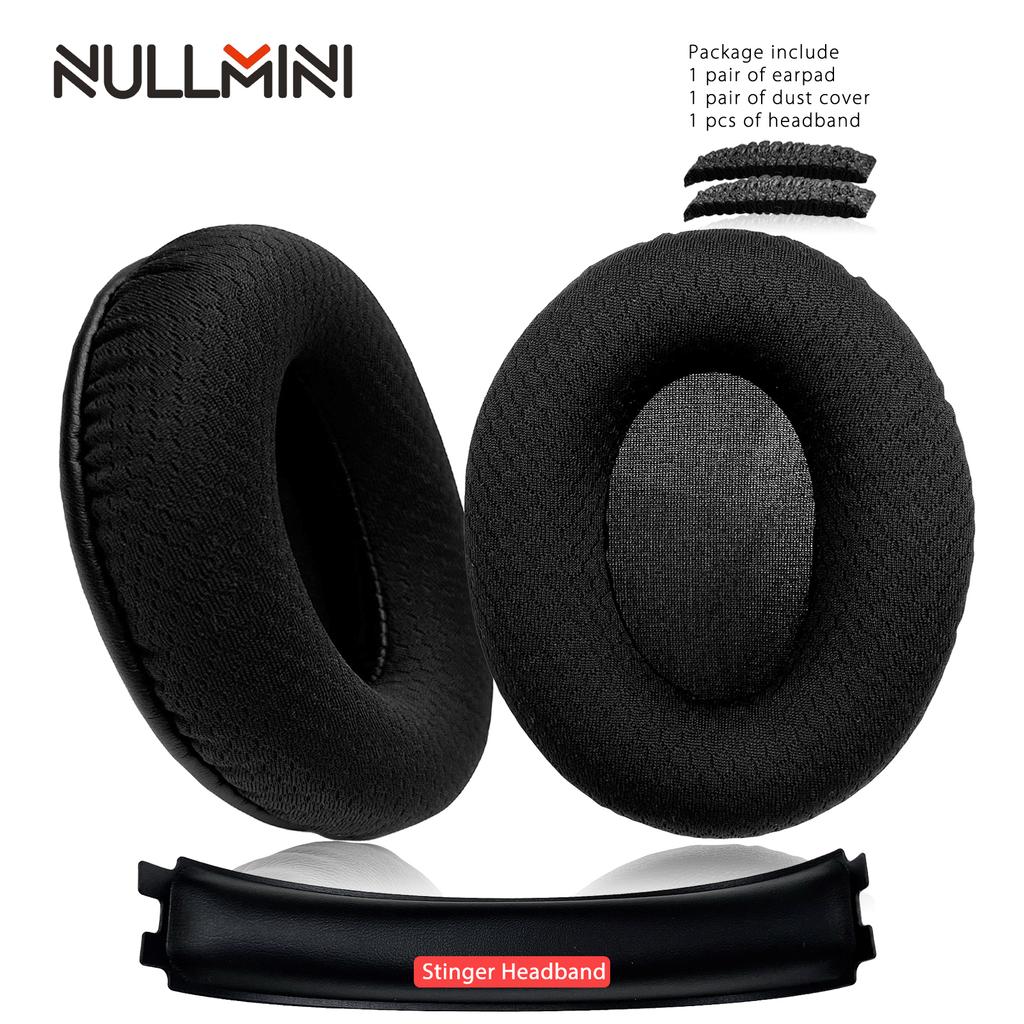 Сменные амбушюры NullMini для HyperX Cloud Flight, наушники Stinger, вкладыши, амбушюры, гарнитура, оголовье, головная повязка