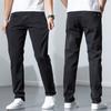 Black Jeans Men's Trend Versatile Slim Straight Trousers Men's New Youth Classic Black Denim New Men's Trousers