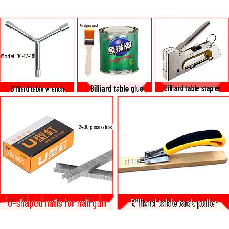 Billiard Table Cloths and Installation Tools