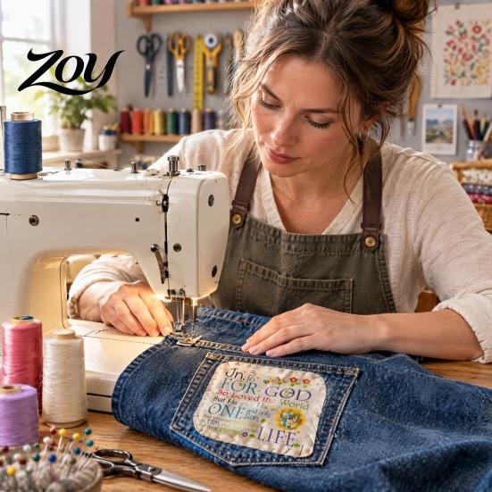 Ткань для DIY-проектов, 1/2 шт., Квадрат для молитвы, Религиозный квадрат для квилтинга с текстом и цветочным принтом, Материал для рукоделия и квилтинга