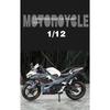 Литая модель мотоцикла Kawasaki Ninja400 1/12 - Звуковые и световые эффекты - Аутентичные детали - Развлечения для детей и любителей мотоциклов