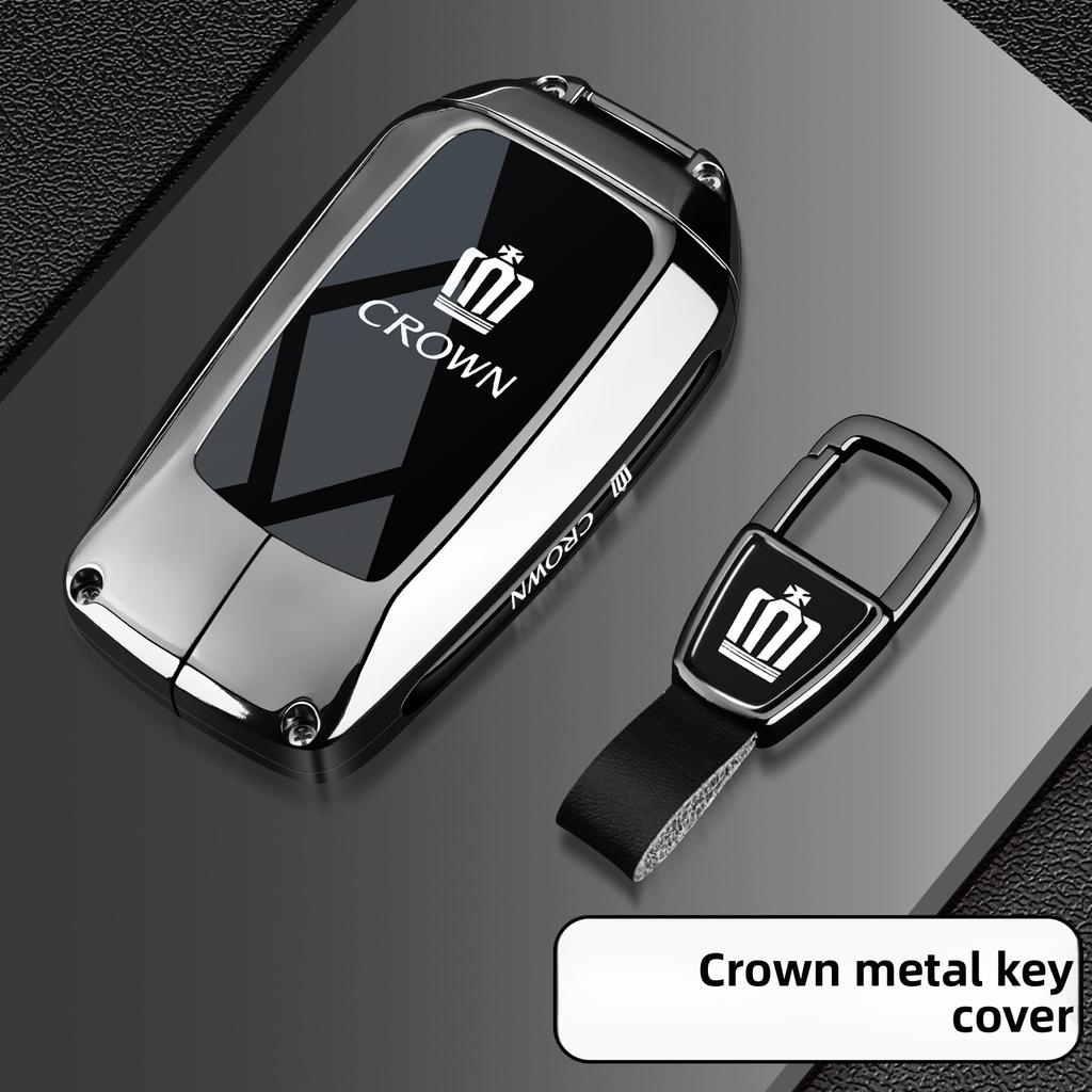 For Toyota Crown Land Release Keycase 2024 13th and 14th Generation Crown Car Special Shell Leather Full Buckle