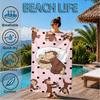 Curious George Flying Kite Beach Towel, Quick-drying, Easy to Care for, Suitable for Both Fitness and Beach Vacations,Sports Essential