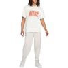 Nike Letter Print Crew Neck Straight T-Shirt Men Tops White DO6368-133