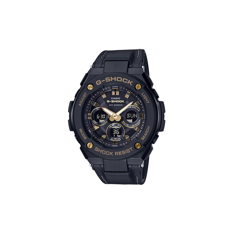 Casio Серия CASIOG-STEEL-S диск двойной дисплей модный тренд контрастный цвет уличный ретро классический стрелочный циферблат с тремя индикаторами двойной дисплей GST-S300GL-1A