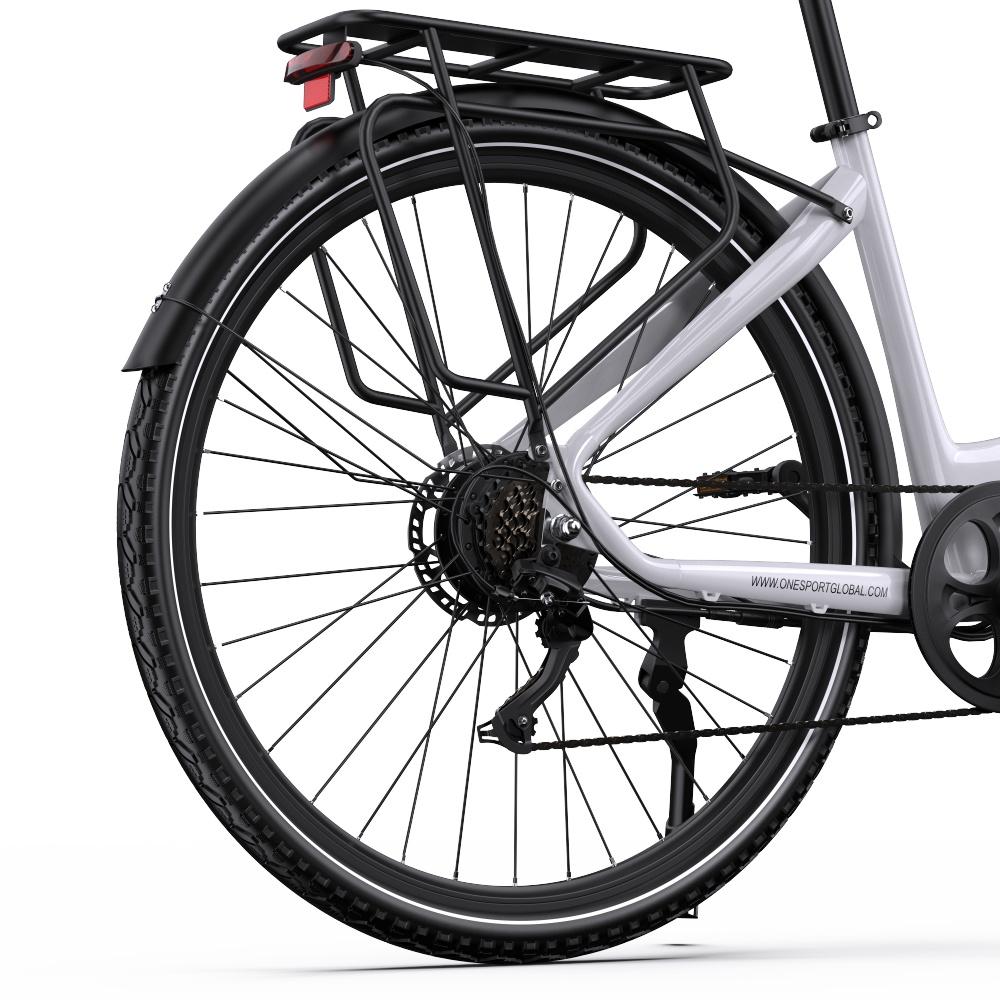 ONESPORT Электровелосипед OT05 Pro, двигатель 250 Вт, аккумулятор 22,5 Ач, шины 700C*50C, датчик крутящего момента, гидравлический тормоз