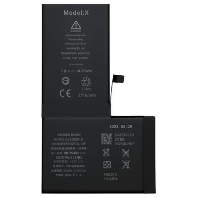 Аккумулятор для iPhone X - Сменный аккумулятор 2716 мАч Литий-ионный Phonillico®