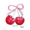Acrylic Double-Sided Cherry DIY Jewelry Accessories 10Pcs High-Transparency Smooth Edge