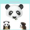 Милая маска панды для Хэллоуина и косплей-вечеринок Высококачественный ПУ материал