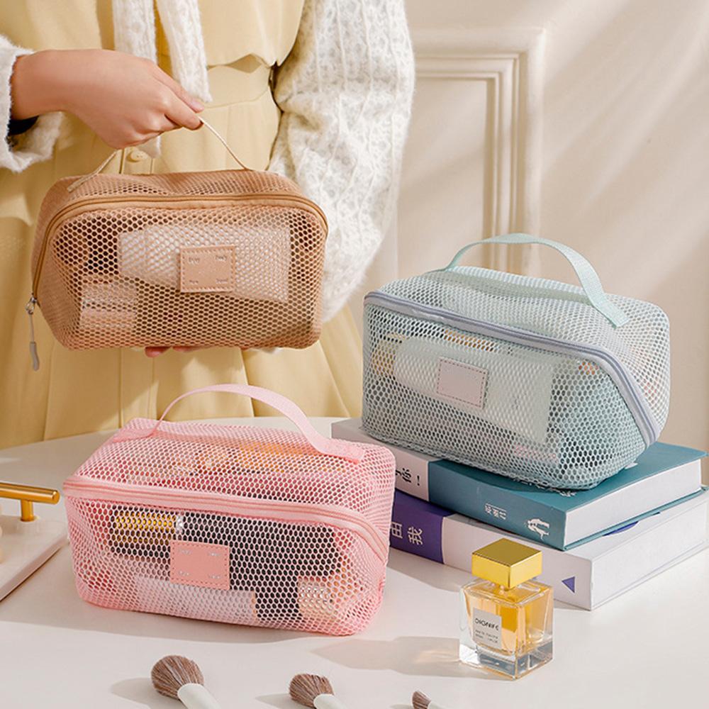 Makeup Organizer Female Toiletry Kit Bag Make Up Case Storage Pouch Vanity Storage, Cosmetic Bag, Organizer Bag For Travel Zip