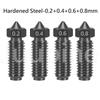 For Anycubic Kobra S1 Nozzle Hardness Brass 0.8 0.6 0.4 0.2 Kobra S1 Combo Metal Nozzle Kobra S1 Hotend 3d Printer Accessrories