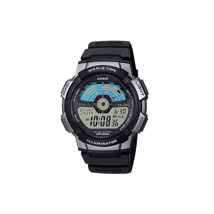 Casio Мужские ЧЕРНЫЕ часы YOUTH AE-1100W-1AV AE-1100W-1AV