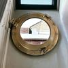 30.48cm Glass Aluminum Ship Porthole Mirror Wall Decor for Bedroom Bathroom Unique