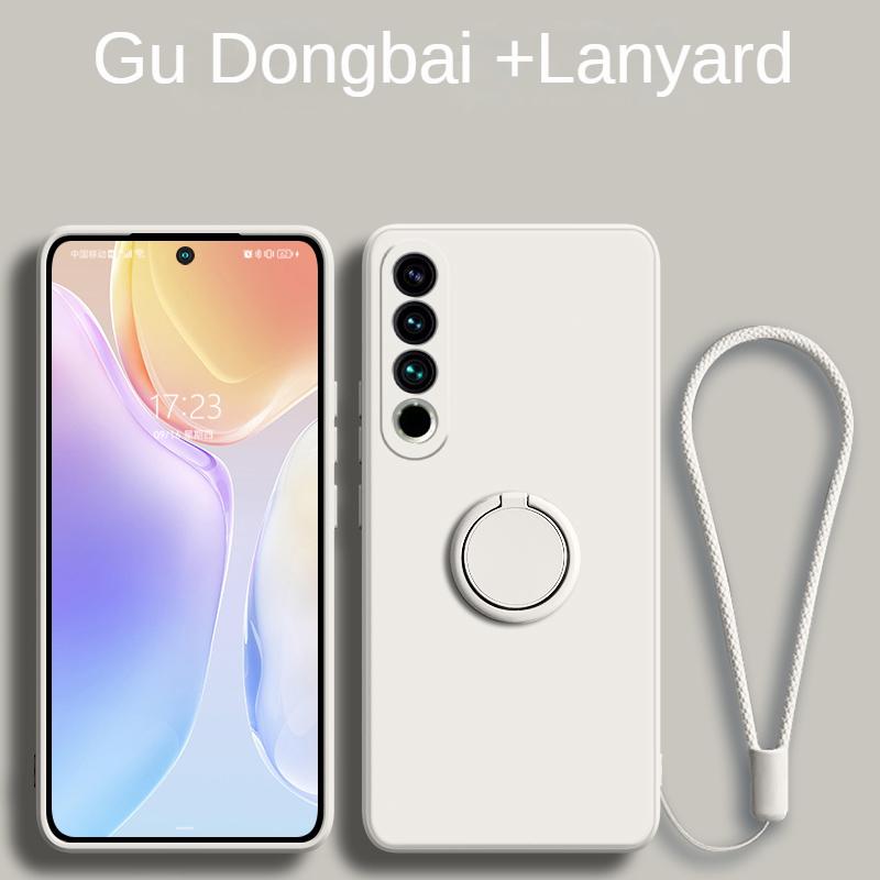 Чехлы для Meizu 20, жидкий силикон, магнитное кольцо, держатель для телефона, чехол-кронштейн для MEIZU 18 17 16 Plus 18S pro 18X, защитный ремешок для объектива камеры