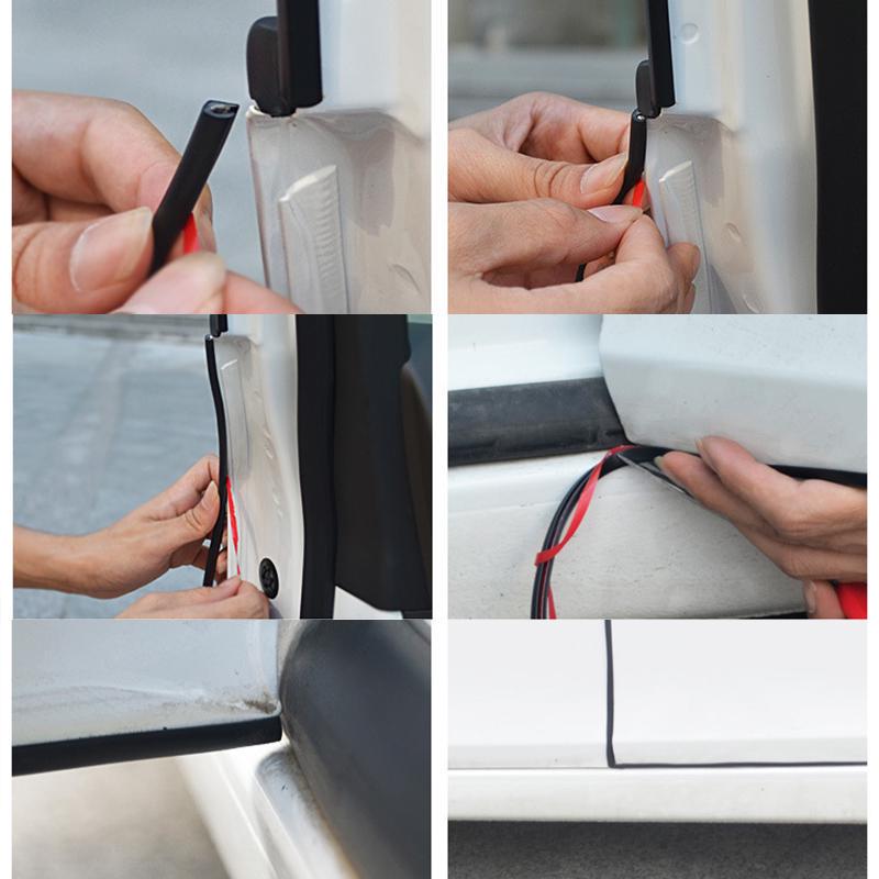 DIY съемная автомобильная дверь, защита от царапин, защита от царапин, защита от столкновений, бампер, наклейка, полоса
