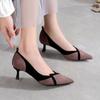 f54Plus Size 35-43 Women Dress Shoes Patchwork Pumps Pointed Toe Party Shoes Woman Fashion Pumps Low Heels Boat Shoe Ladies358