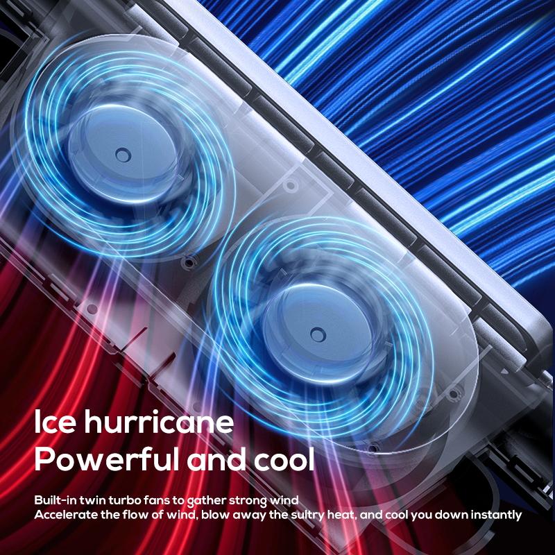 Вентилятор для сиденья автомобиля Вентилятор охлаждения заднего сиденья Вентилятор охлаждения подголовника переднего заднего сиденья Вентилятор охлаждения воздуха с питанием от USB Регулируемый ремень Декор салона автомобиля