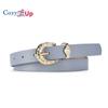 Pin Buckle Belt Ladies Solid Color Dress Jeans Decorative Belt