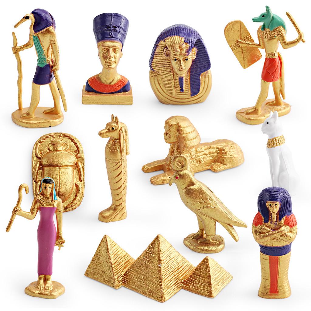 Ancient Egypt Queen Sphinx Model Pvc Decorative Collectible For Home Display