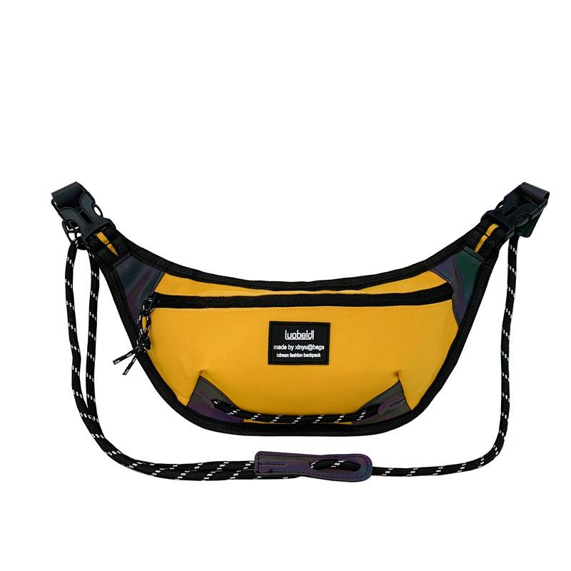 Fashion New Sports Breast Bag Fashion Men's Street Trend Messenger Bag, Mobile Phone Bag Harajuku Student Shoulder Bag