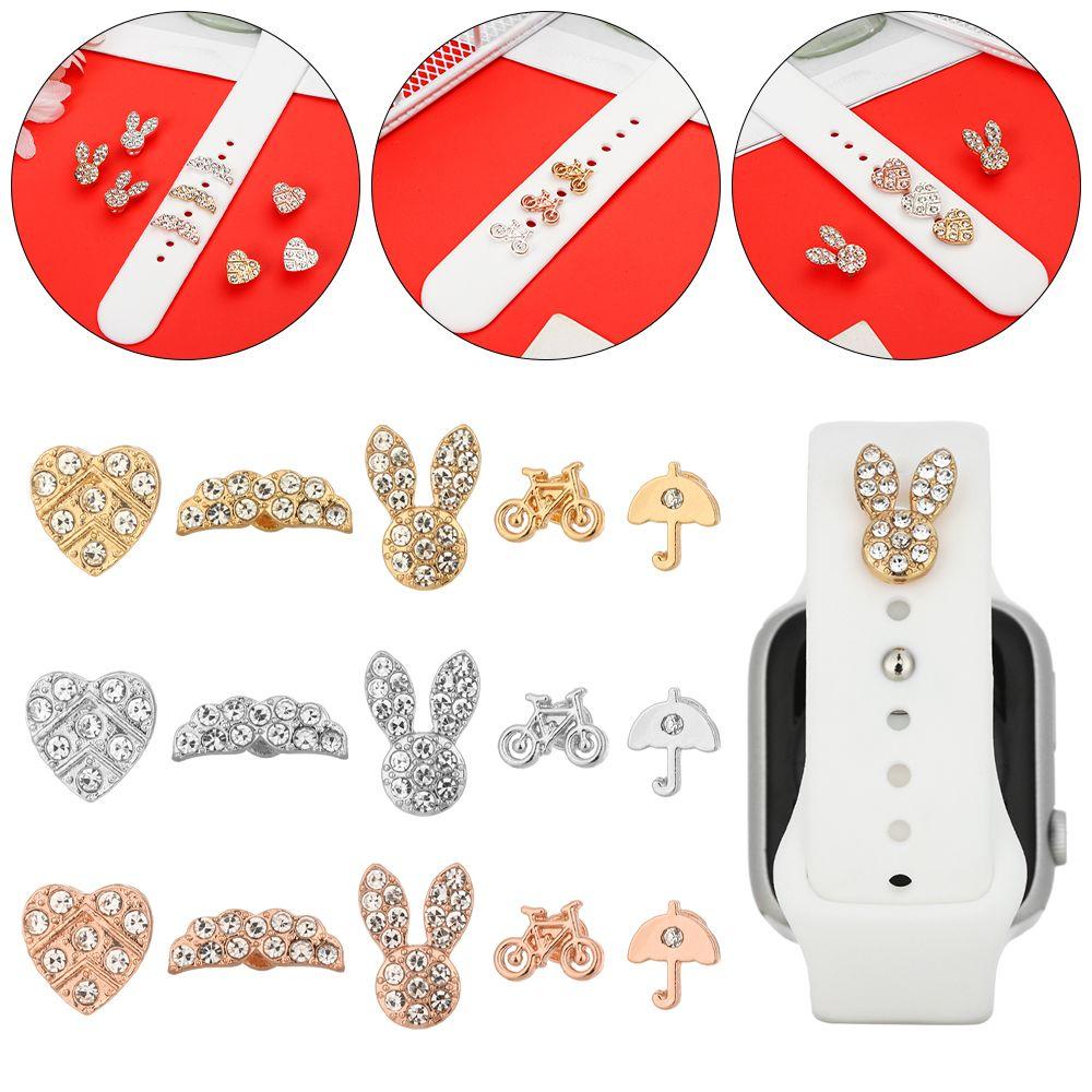 Ремешок, декоративное кольцо, гвозди, ремешок для часов, орнамент, кольцо, гвозди для Apple Watch, браслет, подвески