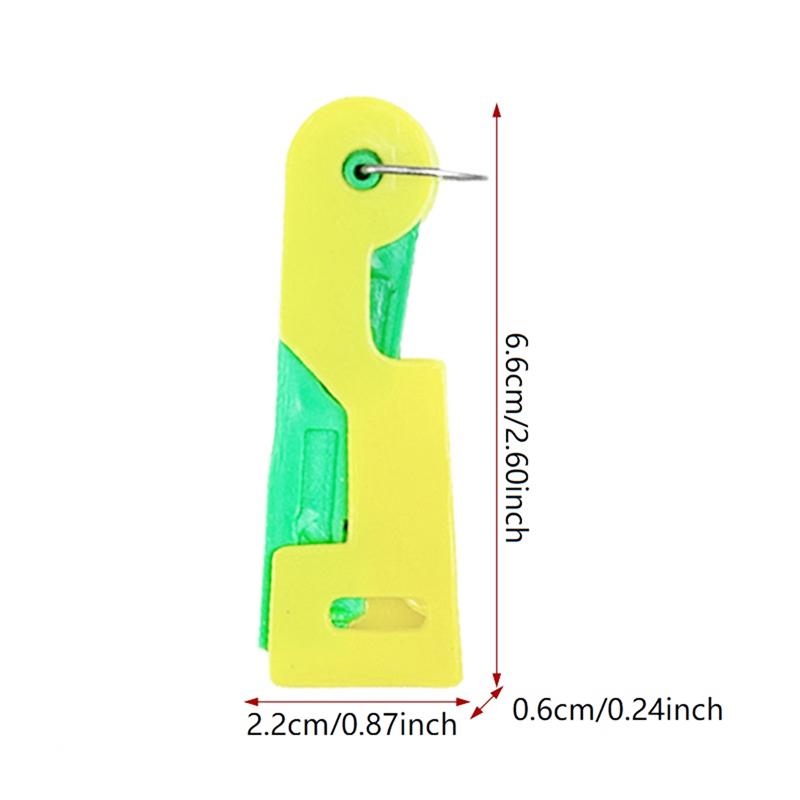 Творческий 10шт швейная машина ручная швейная вышивка игла нитевдеватель автоматический инструмент для проволочной петли