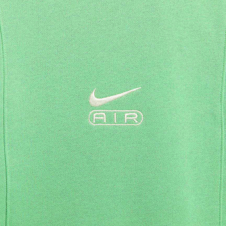 Nike Letter Logo Round Neck Casual Long Sleeve Drop Shoulder T-Shirt Women T-Shirt Spring-Green FN1898-363