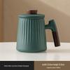 Chaxun Ceramic Anti-Scald Teacup & Tea Caddy Gift Set