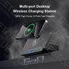 Ueetop 160 Вт USB-станция для зарядки Беспроводная зарядка 65 Вт PD PPS 45 Вт GaN Зарядное устройство Быстрое зарядное устройство для ноутбука Планшета iPhone 15 Samsung