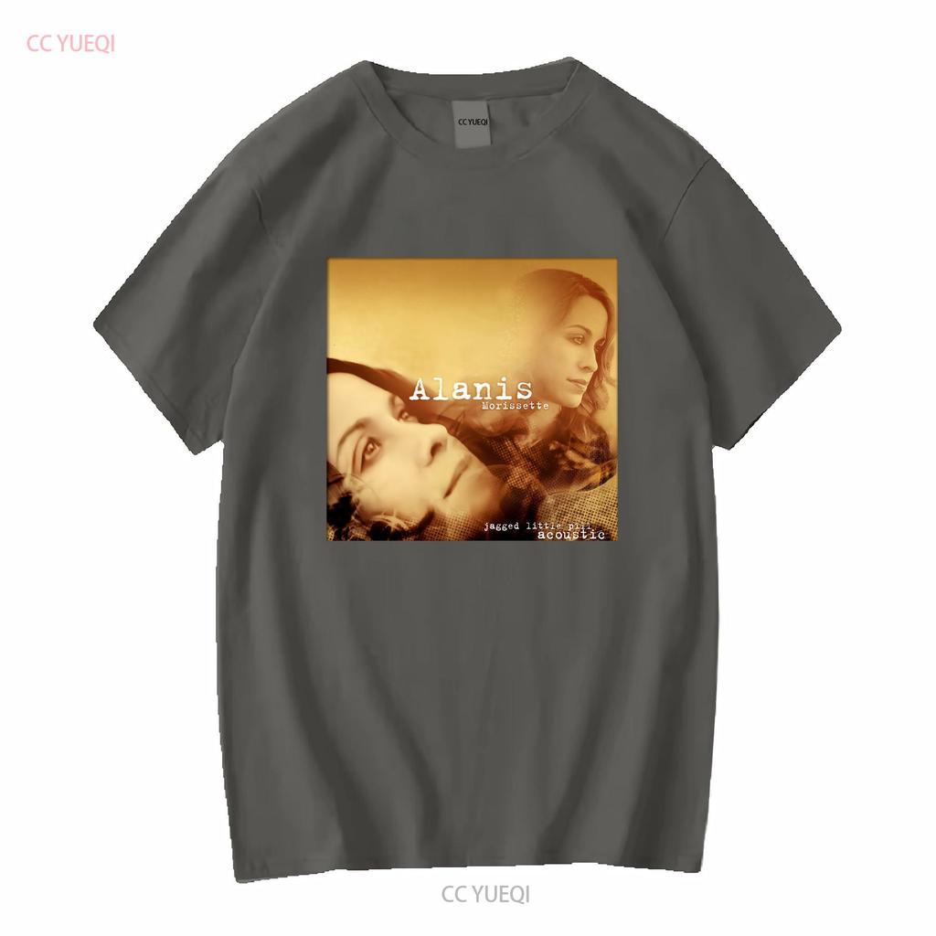 Alanis Morissette T Shirt Father day gift new best Dad vintage Washed Casual Stretched Slightly homme Breathable Stylish