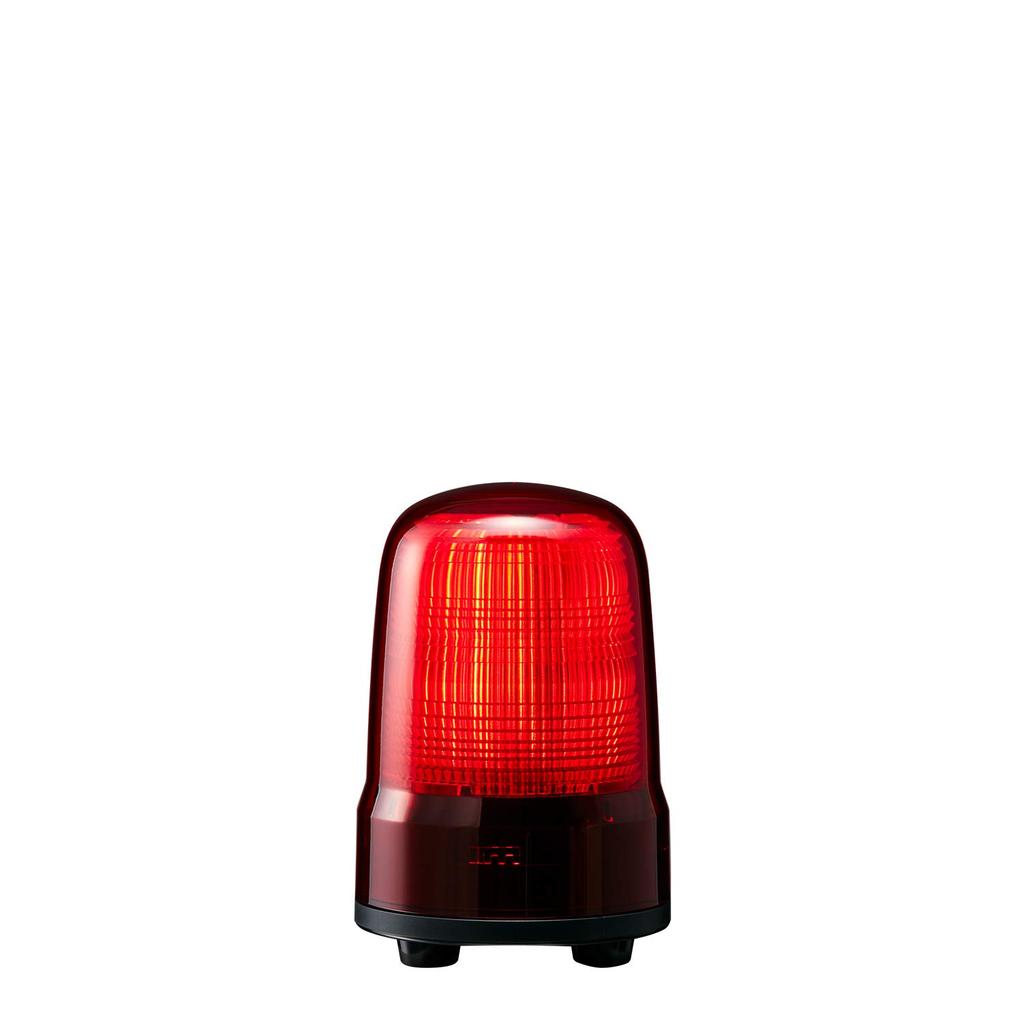 PATLITE Indicator Light Light Emitting Pattern Red Bolt Foot Mounting SL08-M1JN-R 80 DC12~24V (3 Types) 3-Point