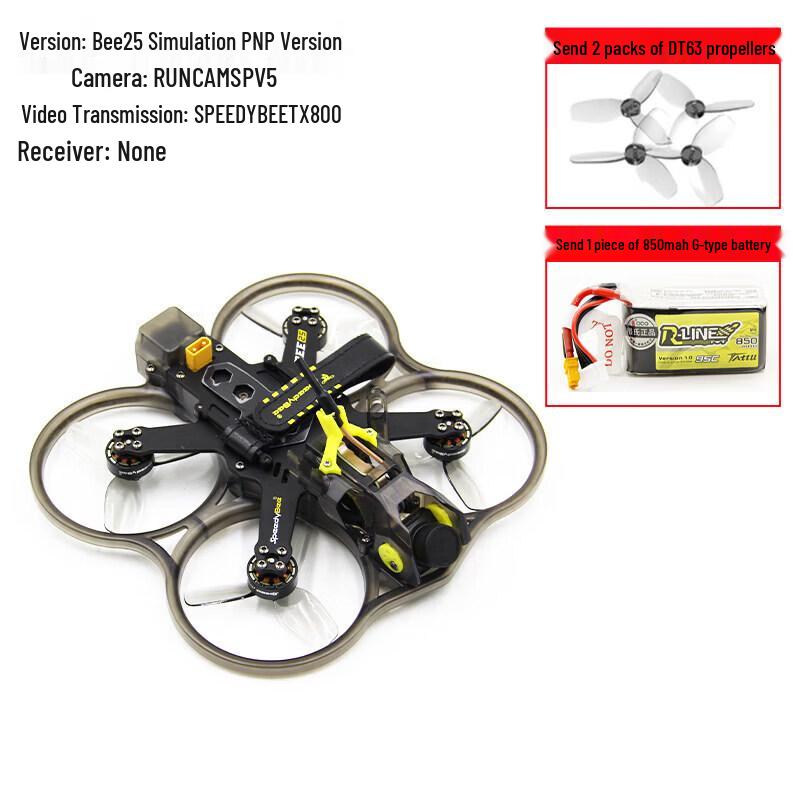 SPEEDY BEE25 2.5-inch Cinewhoop FPV Drone (O4 Pro/Lite Compatible)