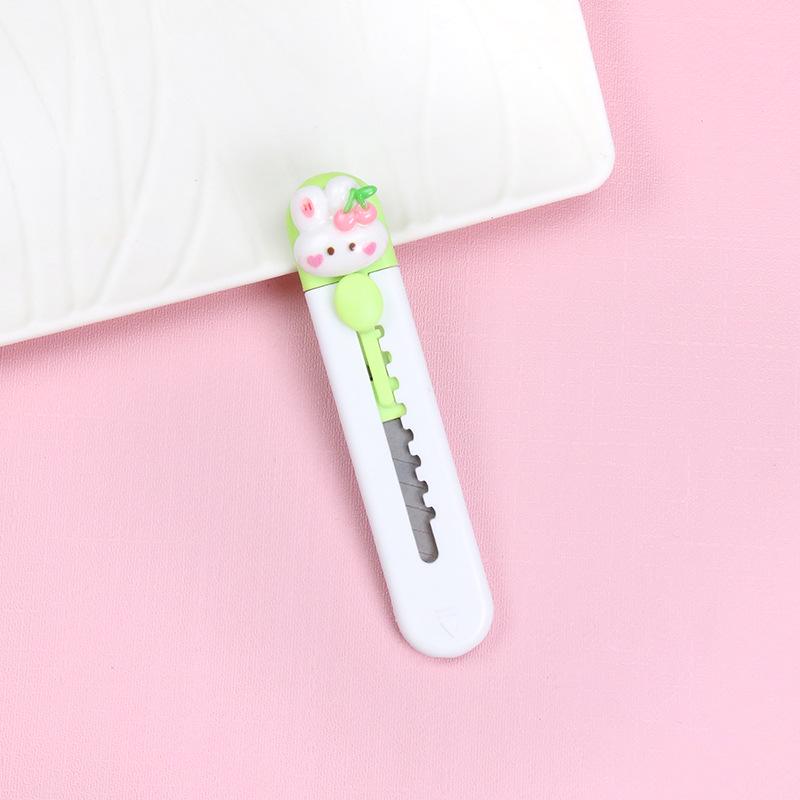 Милый мультяшный мини-нож для студентов — портативный, небольшого размера для распаковки, резки бумаги и многого другого