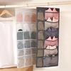 Wardrobe Closet Transparent Storage Bag Hanging Handbag Organizer Underwear Bra Organizer Storage Washable
