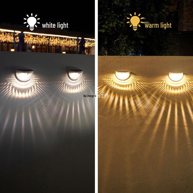 Solar Waterproof Outdoor Lights – Automatic Dusk On for Garden, Lawn, Wall, and Fence Decoration.