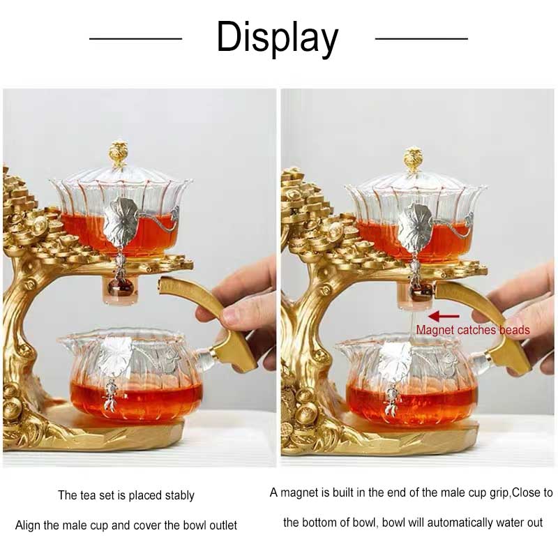 Творческий стеклянный чайник Cash Cow, автоматический чайный сервиз, термостойкое заварочное устройство, турецкий чайник с подставкой, новое поступление