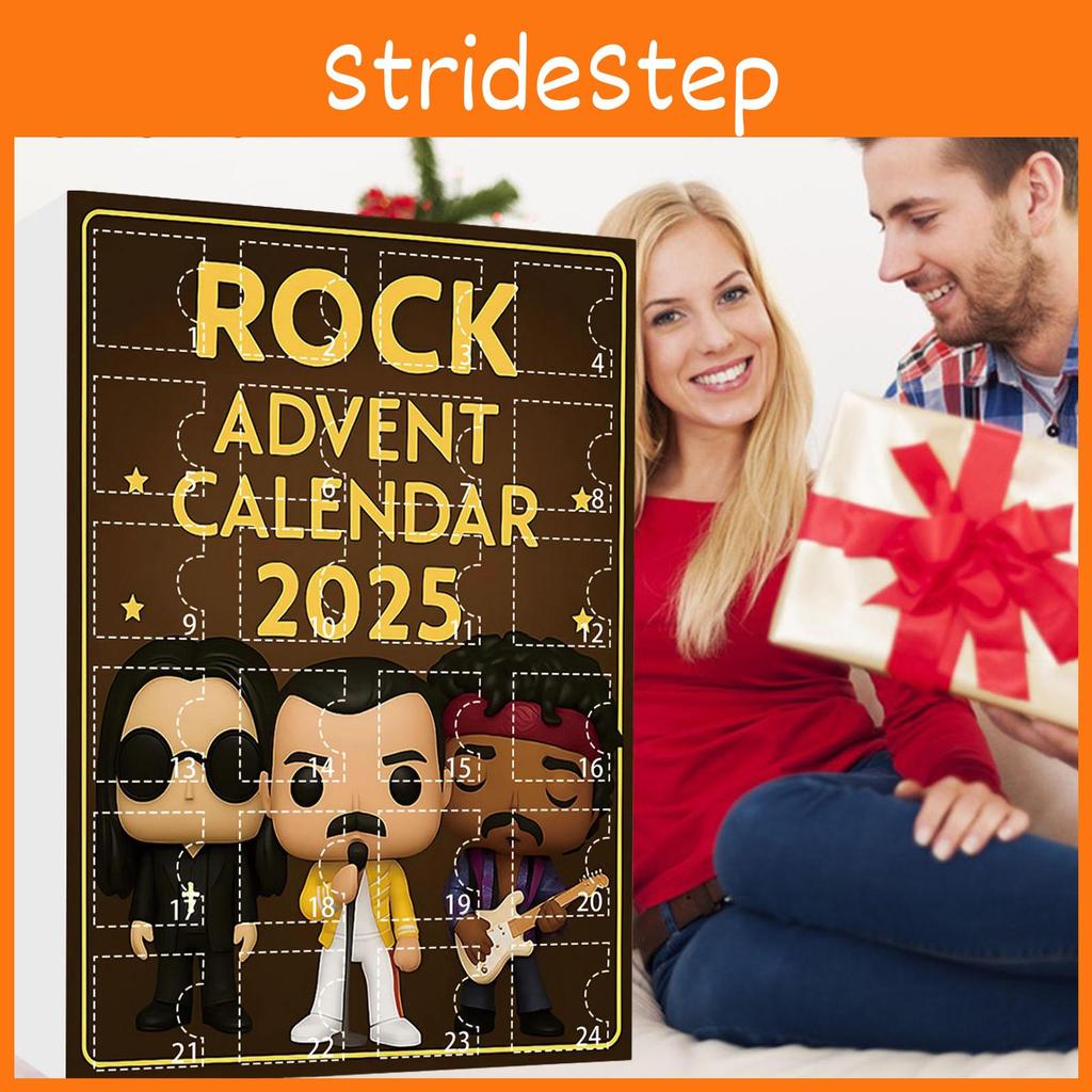 Рождественская серия «Слепой ящик» с акриловыми фигурками рок-группы для праздничного украшения елки