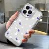 Красочный чехол с принтом бабочки для iPhone 17 Pro Max Чехол iPhone 16 Pro Max 15 14 13 11 17E Ударопрочный Прозрачный Мягкий ТПУ Силиконовый Чехол