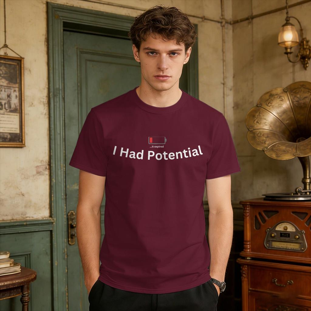 I Had Potentia T Shirt Summer Project Hail Mary Pure Cotton Tshirts For Unisex Casual Tee Shirt Short Sleeve Y2k Funny Tops