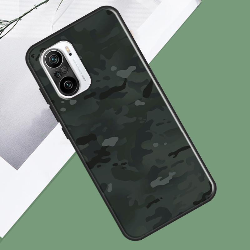 Night Dark Camo Military Camouflage Case For Xiaomi 15 13 14 Ultra 13T 14T 15T Pro 17 Pro Max POCO F7 F5 F6 X5 X6 X7 Pro Cover