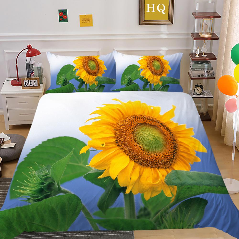 Домашнее постельное белье с цветочным принтом, полноразмерные покрывала из микрофибры, высокое качество, дизайн, декор для спальни для девочек