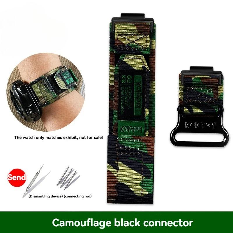 Нейлоновый холщовый ремешок для часов Casio G-SHOCK GA-900 GA700 GA110/100 GM110 модифицированный Мужской спортивный наручный браслет черный
