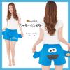 SAZAC Cookie Monster Costume Size Nightwear, BL, Women's, M, KOS-068