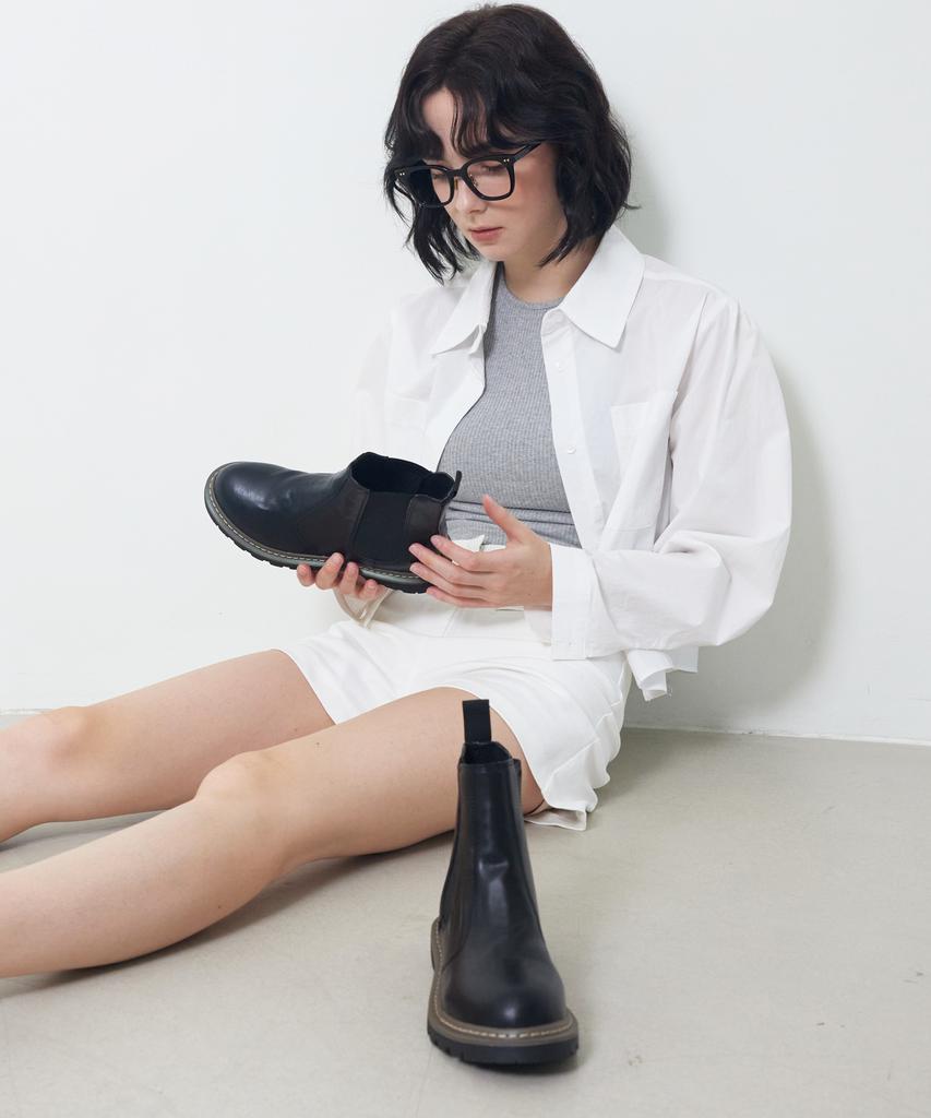 Кэжуал ботильоны Челси Рабочие ankle boots (черный)