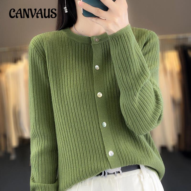 Autumn and Winter Women's Knitwear Fashion Casual Solid Color Print Long Sleeves O Neck Sweater