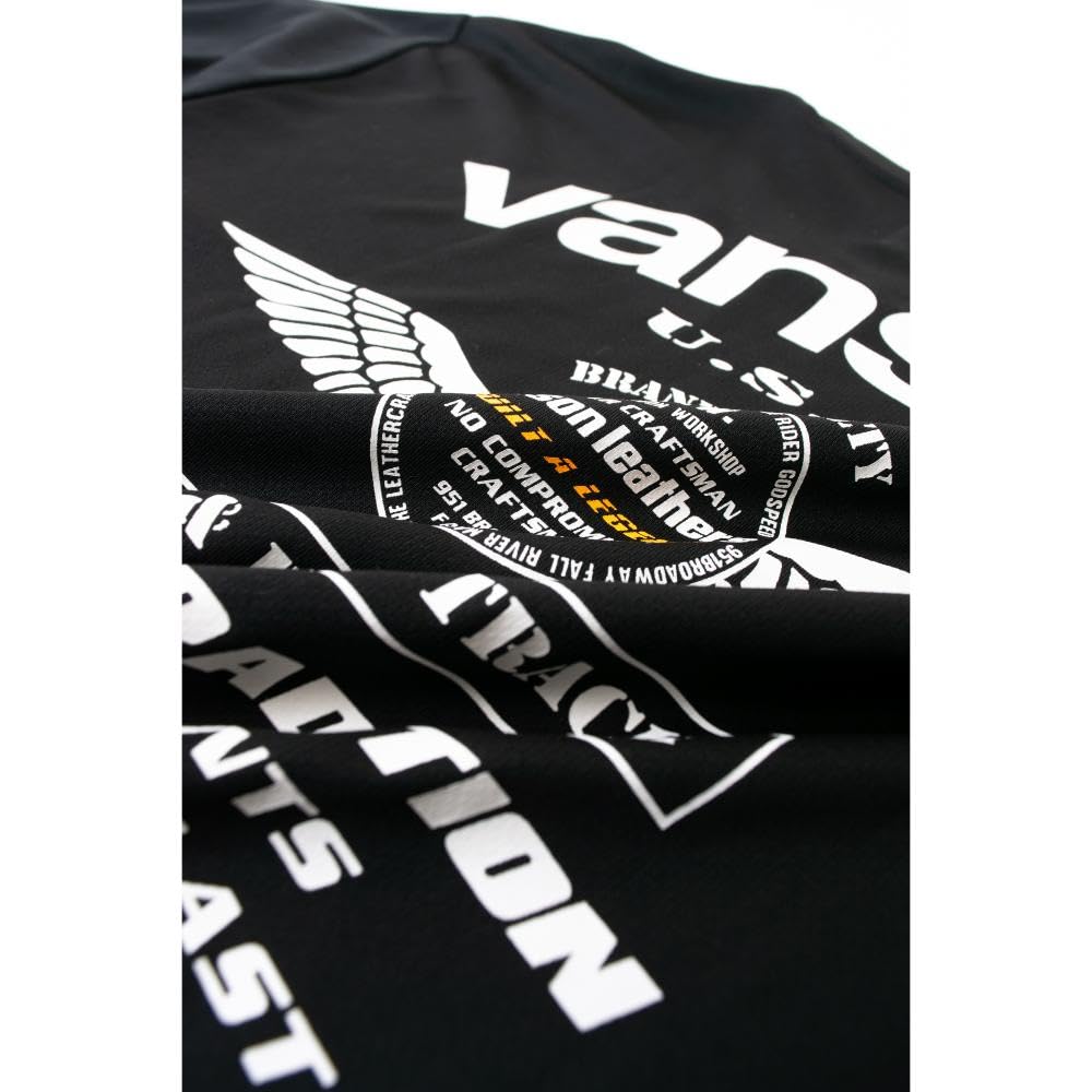 Vanson Streetwear Сетчатая футболка, Черный