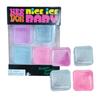 Набор кубиков-антистресс Needoh Nice Ice Baby, 4 шт. Суперпрочные сжимаемые сенсорные игрушки, Нетоксичные сжималки для СДВГ и аутизма, Подарок